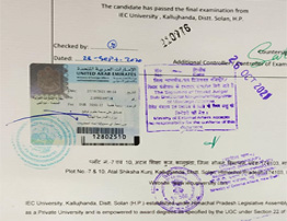 Certificate Attestation
